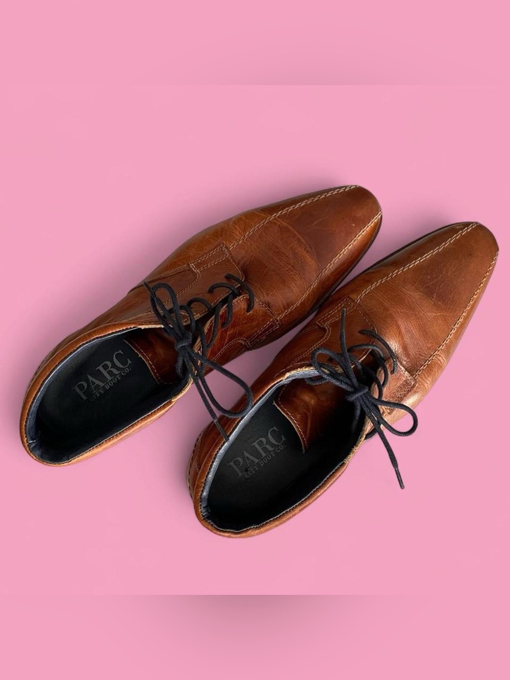 PARC City Boot Co. Leather Men's Lace-Up Dress Shoes